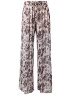 Zimmermann Floral Sheer Trousers - Neutrals