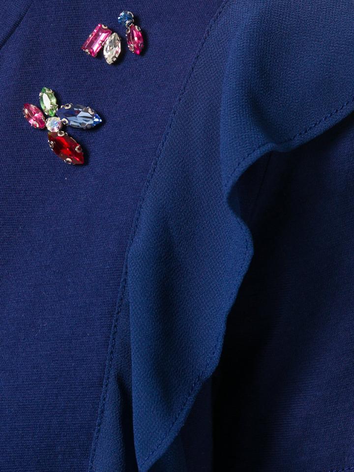 Twin-set Embellished T-shirt - Blue