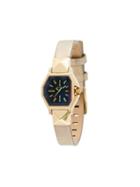 Diesel Small Tonneau Analog Watch, Adult Unisex, Metallic, Leather/stainless Steel