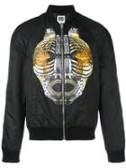 Les Hommes Urban Graphic Print Bomber