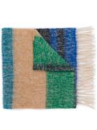 Ps Paul Smith Embroidered Logo Scarf - Blue