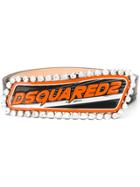 Dsquared2 Embellished Logo Belt - Black