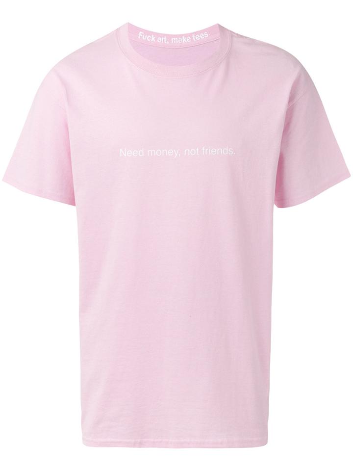 F.a.m.t. Printed T-shirt - Pink & Purple