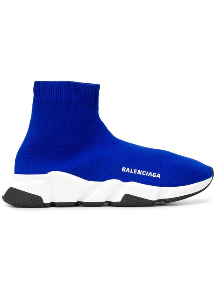 Balenciaga Speed Sock Sneakers - Blue