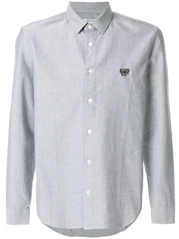 Kenzo Tiger Crest Shirt - Grey