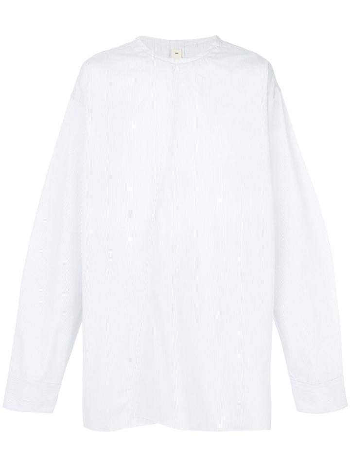 Marni Pinstripe Smock Shirt - White