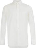 Ann Demeulemeester Tone On Tone Striped Shirt - White