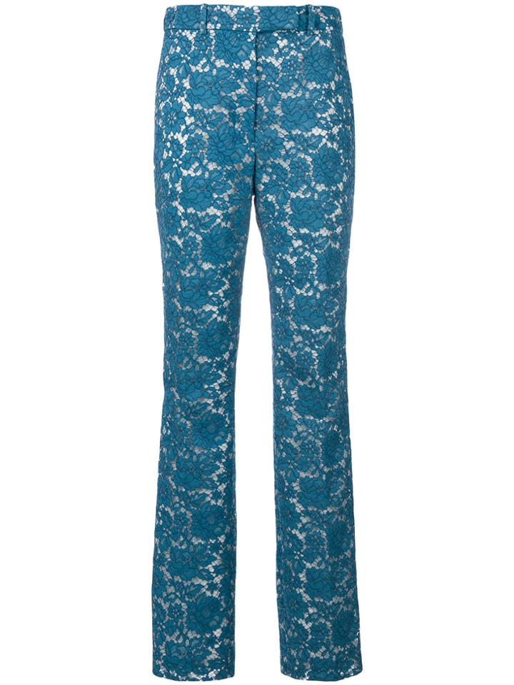 Calvin Klein 205w39nyc Lace Tailored Trousers - Blue