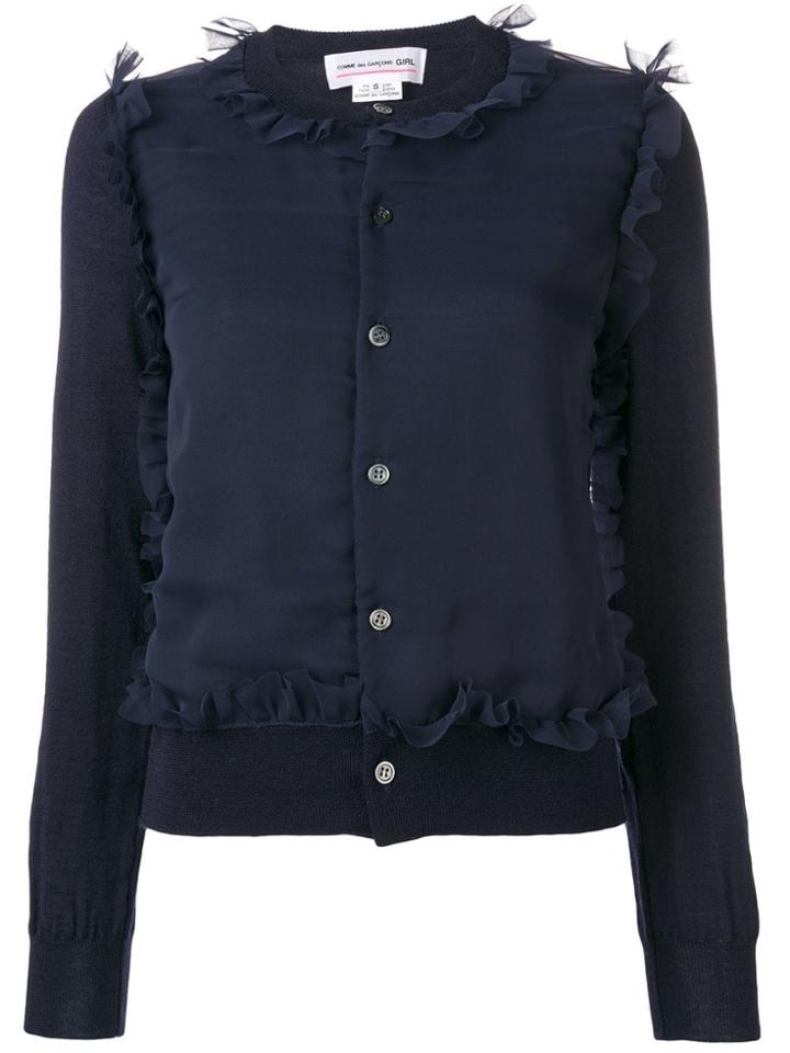Comme Des Garçons Girl Frilly Cardigan - Blue