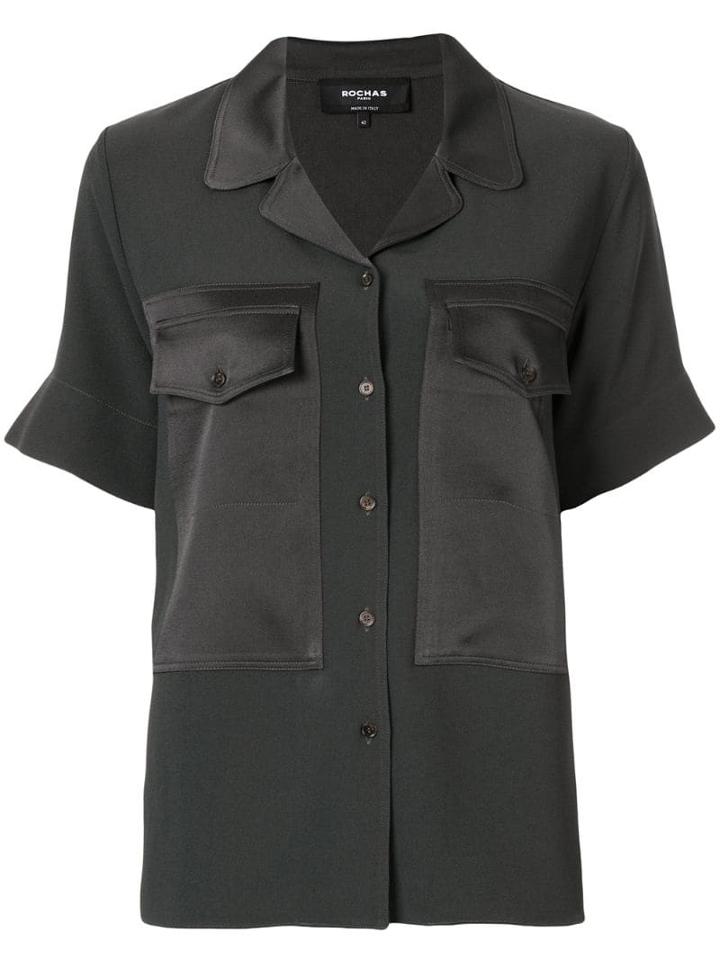 Rochas Flap Pocket Shirt - Green