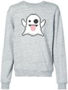 Mostly Heard Rarely Seen 8-bit Spooky Sweatshirt - Grey