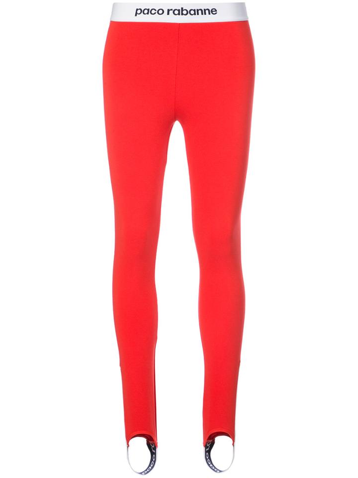 Paco Rabanne Stirrup Trousers - Red