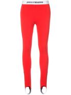 Paco Rabanne Stirrup Trousers - Red