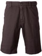 Eleventy Shorts With Button Closure Flap Pockets, Men's, Size: 31, Brown, Cotton/linen/flax/spandex/elastane