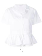 Tome Ruffle Shirt - White