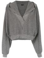 Tufi Duek Cropped Sweatshirt - Grey