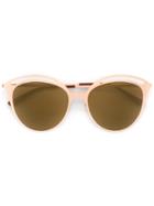 Italia Independent Round Frame Sunglasses - Brown