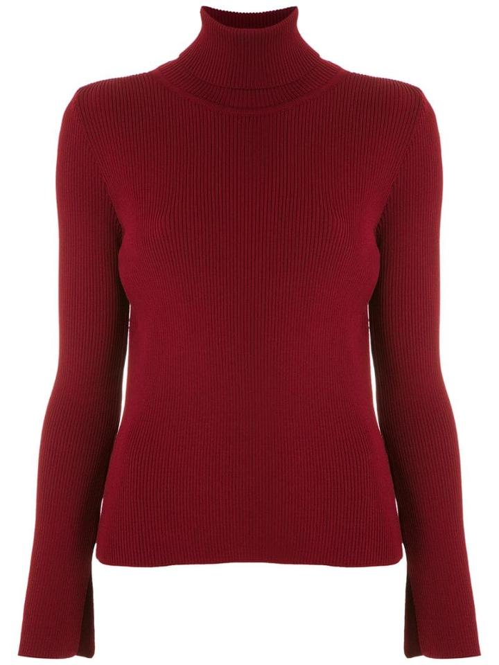 Egrey High Neck Sweater - Red