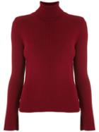 Egrey High Neck Sweater - Red