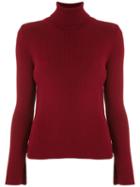 Egrey High Neck Sweater - Red