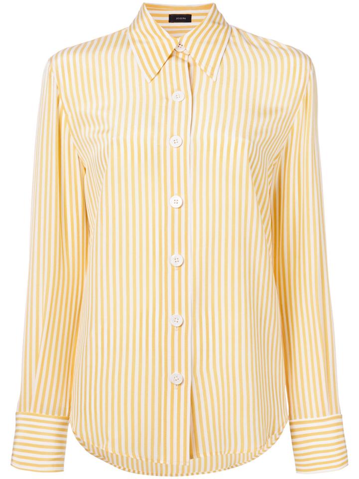 Joseph Vertical Stripe Shirt - Yellow & Orange