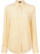 Joseph Vertical Stripe Shirt - Yellow & Orange