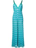 Missoni - Wide Leg Jumpsuit - Women - Polyester/cupro/viscose - 38, Blue, Polyester/cupro/viscose