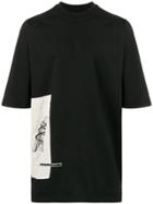Rick Owens Drkshdw Structure Print T-shirt - Black