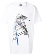 Les Hommes Urban White Graphic T-shirt
