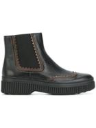 Tod's Flatform Chelsea Boots - Black
