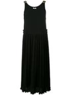 Kenzo Pinafore Top Dress, Women's, Size: 40, Black, Polyester
