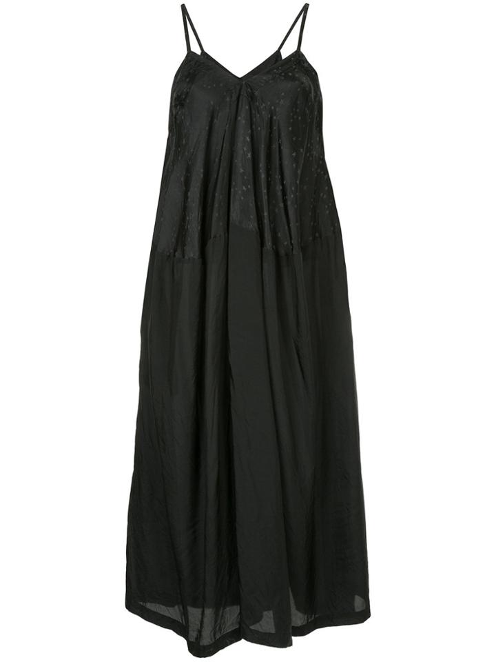 Miyao Star Print Midi Dress - Black