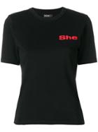 Misbhv She T-shirt - Black