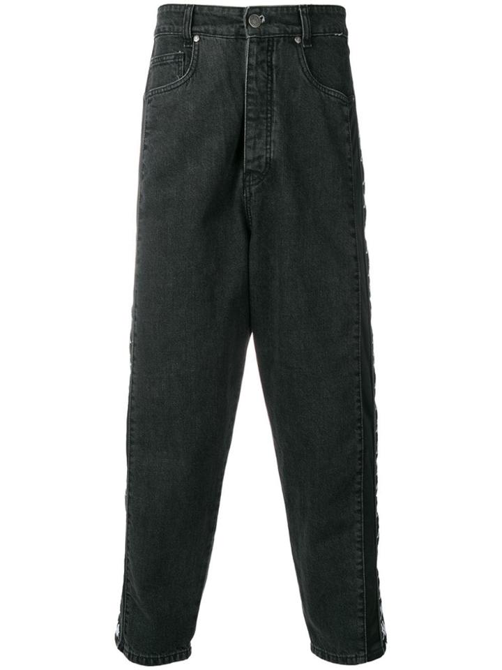 Kappa Contrast Logo Jeans - Grey