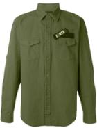 Les (art)ists Kanye Patch Camouflage Shirt