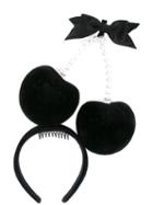 Piers Atkinson 'hessa Hyper-cherries' Headband, Women's, Black, Plastic/polyester