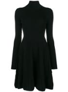 Dsquared2 Knitted Flared Dress - Black