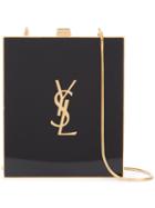Saint Laurent - Framed Rectangular Shoulder Bag - Women - Metal - One Size, Black, Metal