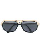 Cazal Geometric Shaped Sunglasses - Black