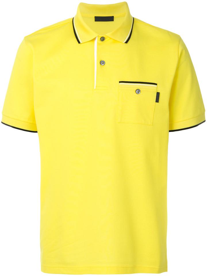 Prada Classic Polo Shirt - Yellow & Orange
