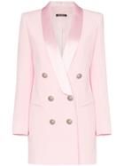 Balmain Double-breasted Blazer Dress - Pink
