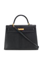 Hermès Pre-owned 2002 Kelly Sellier 35 Tote - Black