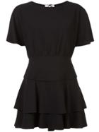 Alice+olivia Palmira Ruffled Dress - Black