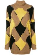 Ermanno Scervino Long Roll Neck Jumper - Brown