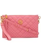Versace Quilted Medusa Shoulder Bag - Pink