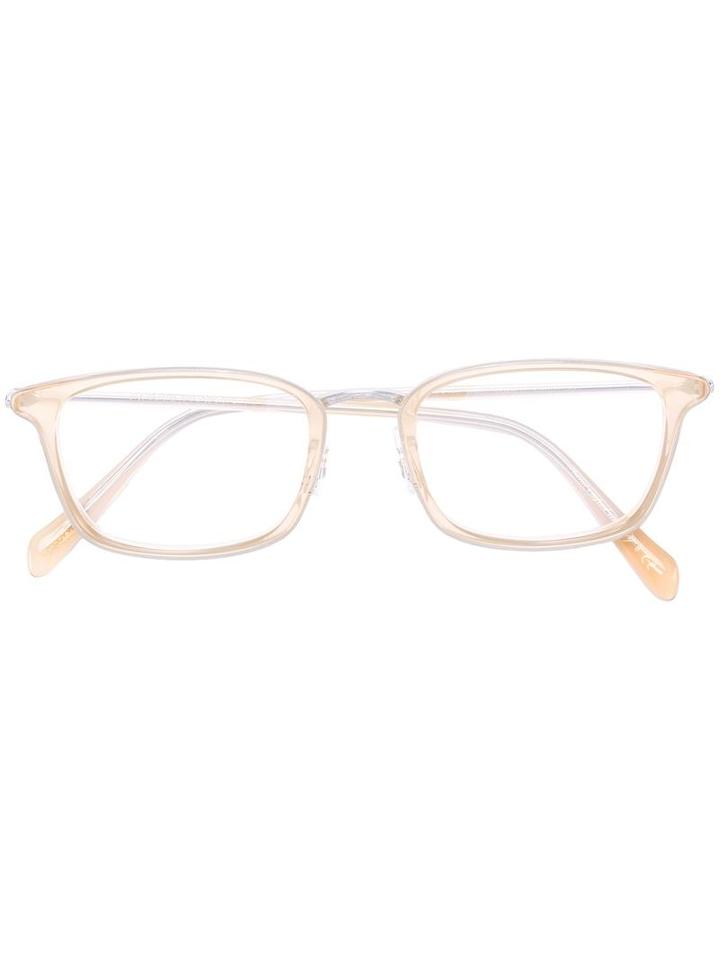 Oliver Peoples Brandt Glasses, Acetate/metal