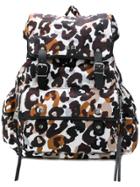 Sonia Rykiel Leopard Print Backpack - Brown
