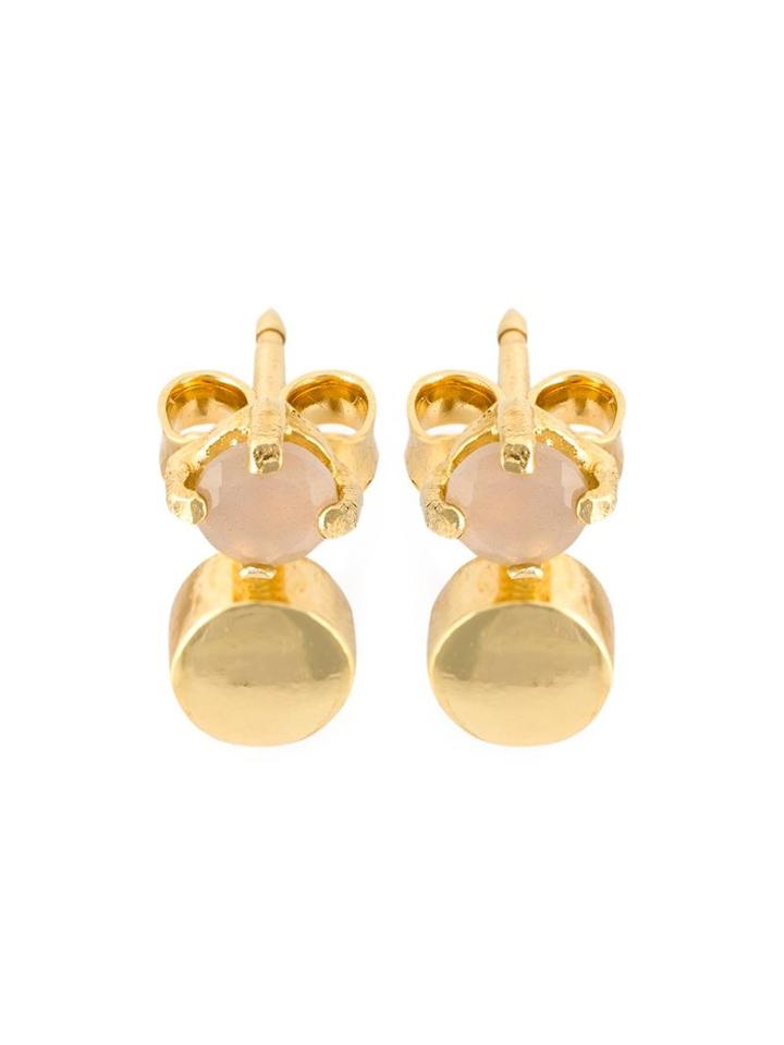 Wouters & Hendrix 'playfully Precious' Moonstone Earrings, Women's, Metallic