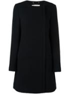 Chloé Zipped Coat, Women's, Size: 36, Blue, Polyamide/viscose/virgin Wool