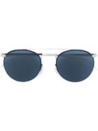 Mykita - 'pepe' Sunglasses - Unisex - Metal (other) - One Size, Blue, Metal (other)